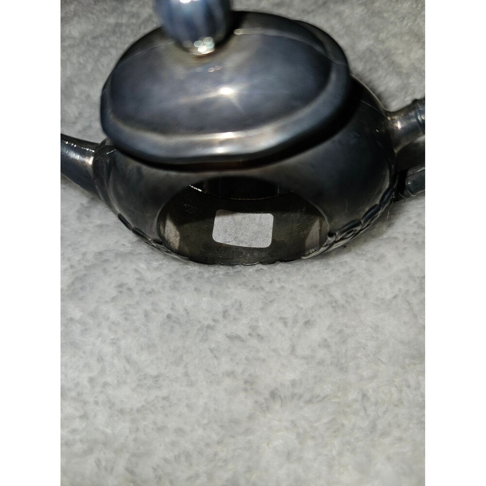 Godlinger Vintage Velvet Box with Four Silver Plated Teapot Napkin Holders - Picture 6 of 11
